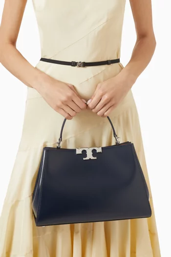 Eleanor Satchel Bag in Leather