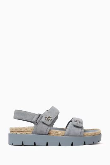Kira Sport Sandals in Jute and Leather