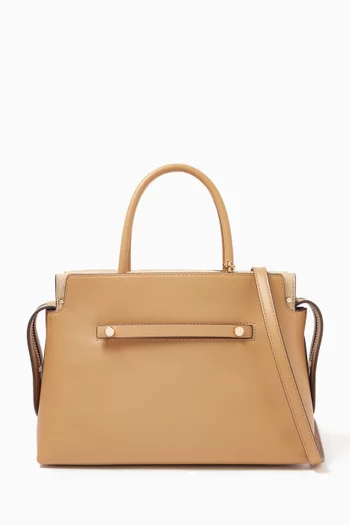 Mercer Satchel Bag in Smooth Leather
