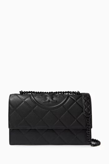 Fleming Soft Chain Wallet in Leather