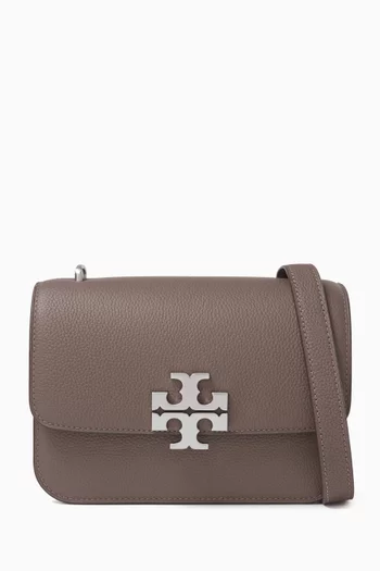 Small Eleanor Convertible Shoulder Bag in Pebbled-leather