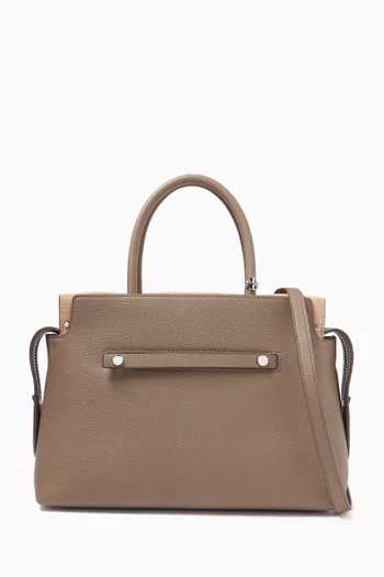 Mercer Satchel Bag in Pebbled Leather