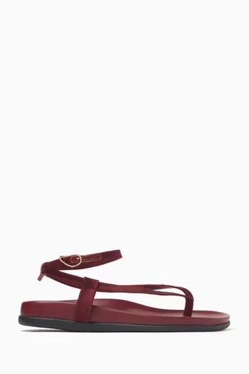 Saloni Sandals in Leather