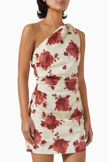 Marga Mini Dress in Linen