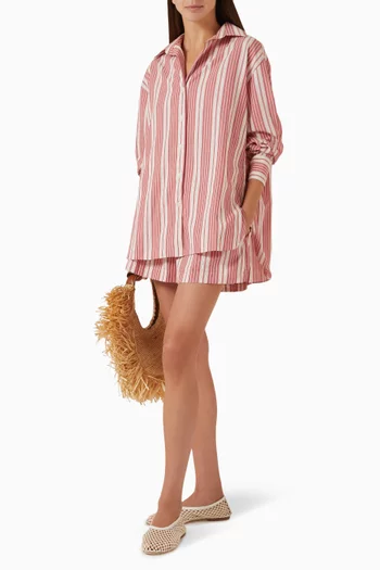 Capri Striped Shirt in Cotton