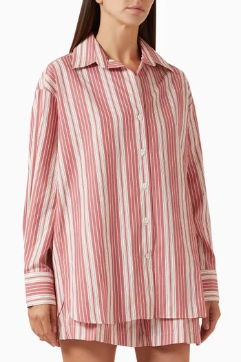 Capri Striped Shirt in Cotton