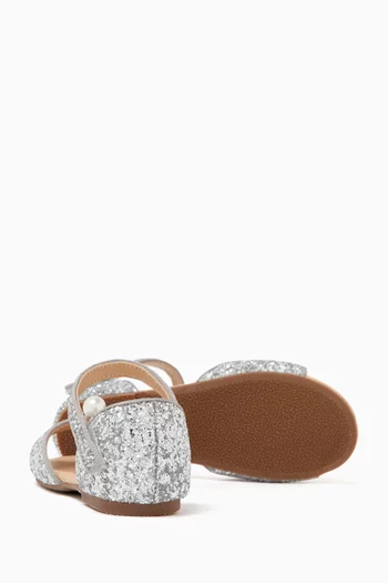 Mila Sandals in Glitter