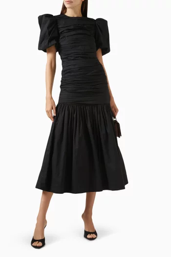 Mencia Midi Dress in Cotton