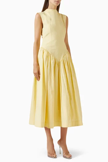 Lusiva Midi Dress in Cotton