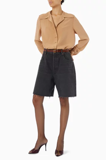Bermuda Shorts in Denim