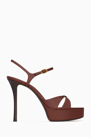 Debbie Platform 85 Heels in Smooth Leather
