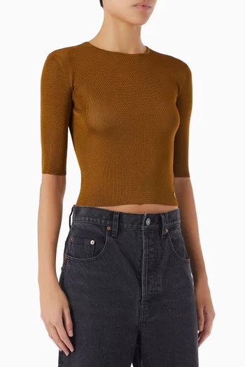Cassandre Knit Top in Viscose
