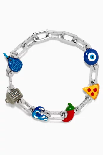 x Ounass Exclusive Charm Bracelet Set 6 in Sterling Silver