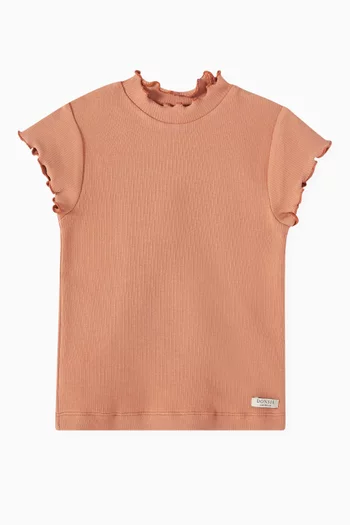 Aurore Ribbed T-shirt in Organic Cotton