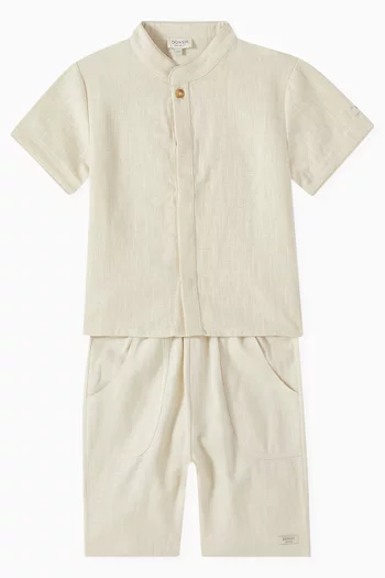 Loanni Shorts in Linen