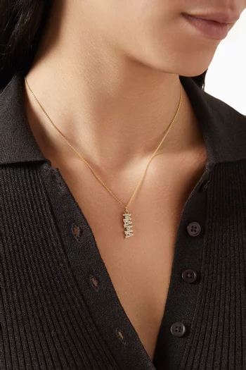 Mama Pendant Necklace in 18kt Gold-plated Sterling Silver