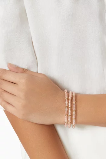 The Coquille Beaded Bracelet Set