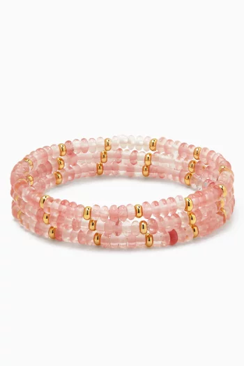 The Coquille Beaded Bracelet Set