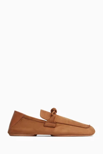 Daddy Loafers in Nubuck Leather