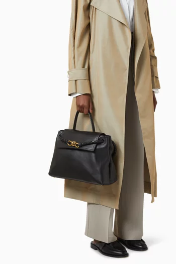 حقيبة يد تشاو تشاو بيد علوية جلد عجل