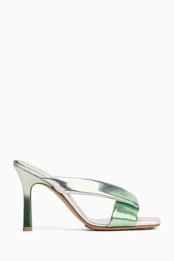 Riva 90 Sandals in Reflective Degradé Leather