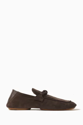 Daddy Loafers in Nubuck Leather