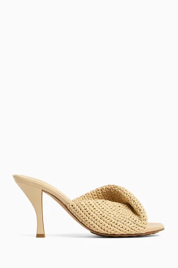 Blink 80 Mule Sandals in Raffia