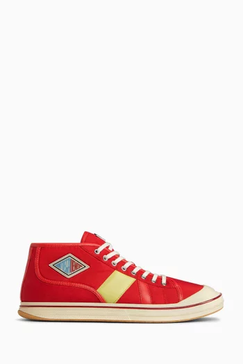 Eliot Mid-top Sneakers in Canvas