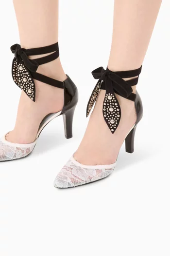 Foliefoliage 85 Pumps in Leather