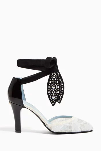 Foliefoliage 85 Pumps in Leather