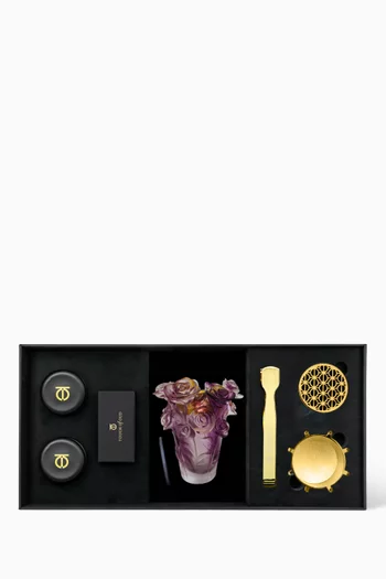 Purple Flower Burner Gift Set