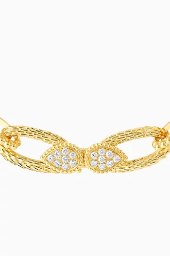Vintage Serpent Diamond Bohème Bracelet in 18kt Gold