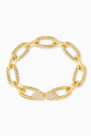 Vintage Serpent Diamond Bohème Bracelet in 18kt Gold