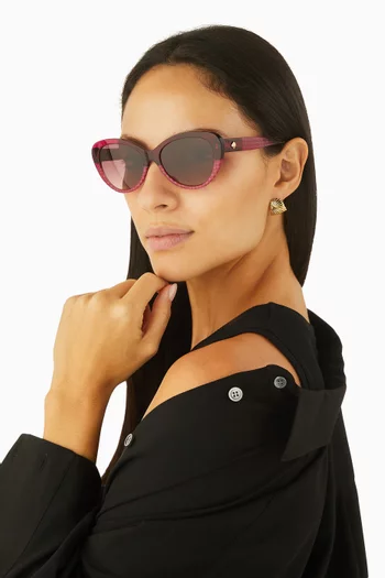 Josi Cat-eye Sunglasses in Acetate