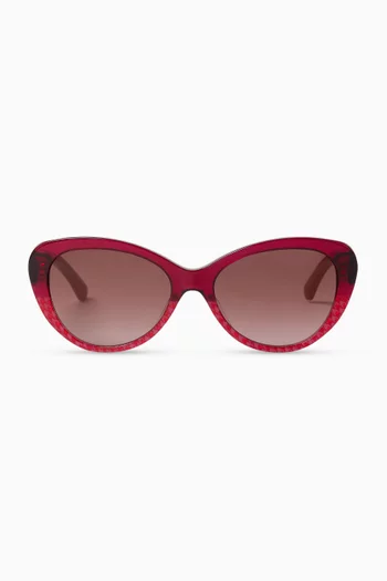 Josi Cat-eye Sunglasses in Acetate