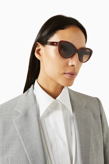 Josi Cat-eye Sunglasses in Acetate