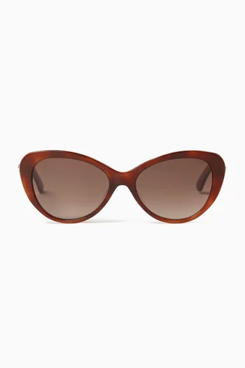 Josi Cat-eye Sunglasses in Acetate