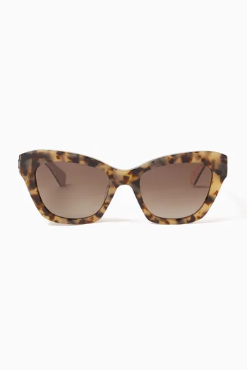 Daina Cat-eye Sunglasses in Acetate