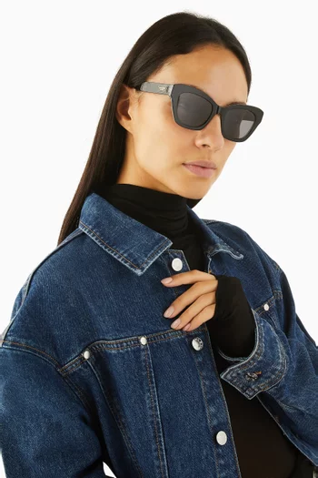 Daina Cat-eye Sunglasses in Acetate