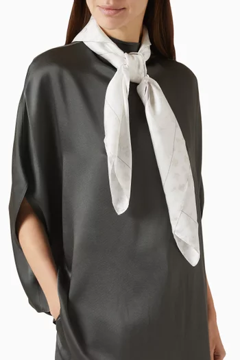 Mini Vintage Rose Rexy Square Scarf in Silk