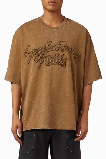 x Song For The Mute T-shirt in Washed Cotton