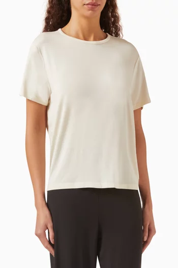 Relaxed T-shirt in Modal-jersey