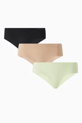 Micro Hipster Briefs in Microfibre, Set of 3