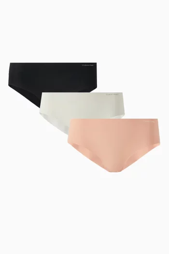 Micro Hipster Briefs in Microfibre, Set of 3