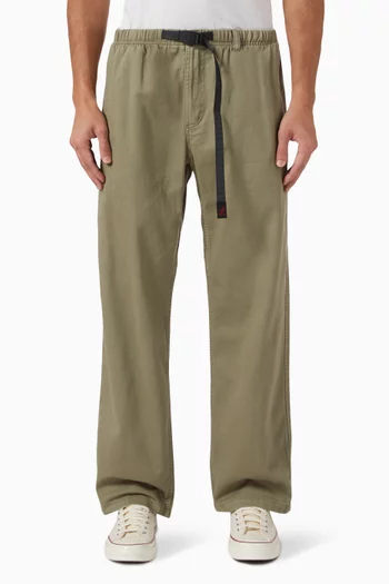 Straight Fit Pants in Cotton Twill