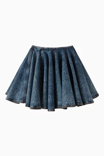 Skater Skirt in Denim