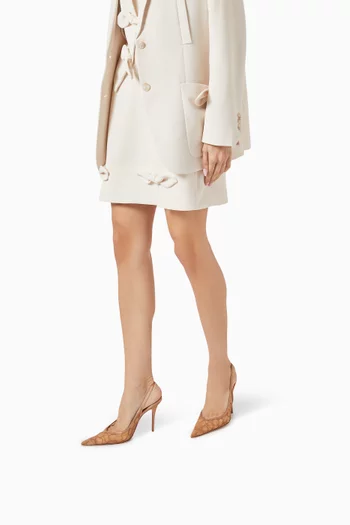 Anok 105 Slingback Pumps in Lace