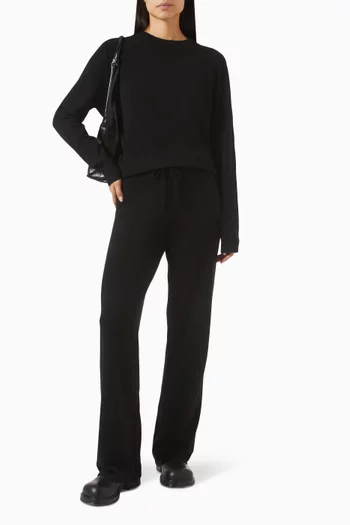 Sweater & Sweatpants Set in Cashmere