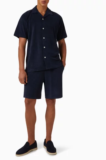 Relaxed Shorts in Terrycloth