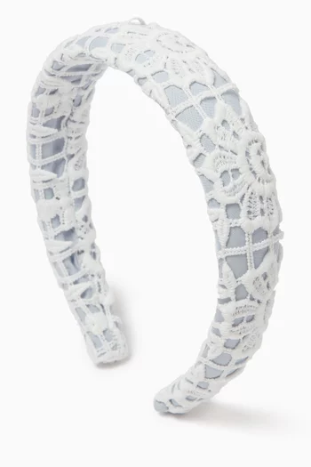 Embroidered Headband in Lace